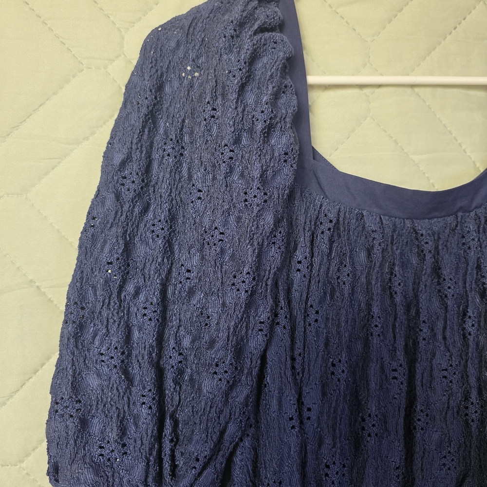 Anthropologie Maeve Eyelet Mid Dress Size Small - Picture 8 of 13